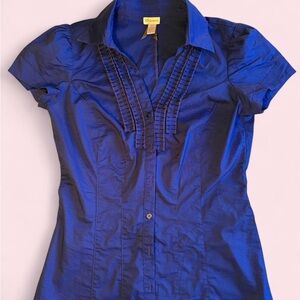 Y2K VINTAGE Dynamite Blue Short Sleeve Women's Top